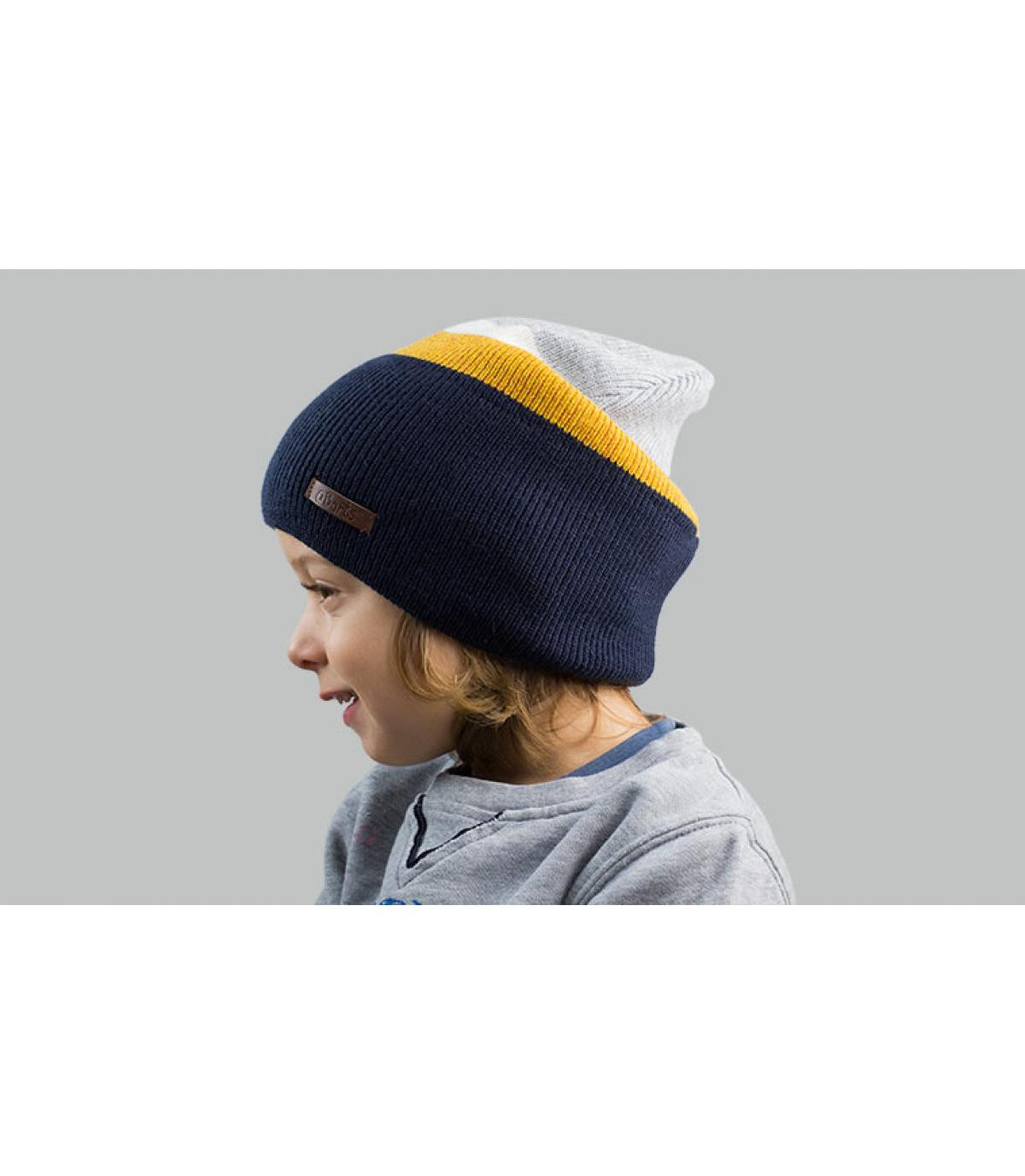 cappello da bambino giallo blu Blazer Beanie Kids navy cappello da bambino giallo blu Blazer Beanie Kids navy